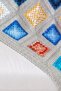 Checked—Hand-Knitted Armchair Blanket, Knee Blanket, and TV Blanket - 2
