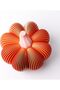 Pumpkin Tea Light Holder for LED Tea Lights, Autumn Table and Shelf Decor, 12.4 x 12.4 x 9.6 cm - 7