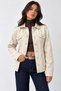 Women's Linen Boyfriend-Cut Relaxed-Fit Jacket