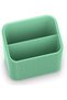 Ribbed Remote Control Holder with 2 Compartments, 16 x 11 x 14.7 cm, Sage Green, Sage Green - 4