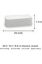 Stackable Desk Organiser with Sliding Lid, Pencils, Clips and Small Office Supplies, 20.2 x 10.2 cm - 3