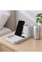 Phone Stand Desk Organizer with Pen Holder and Catch-All Tray, Earbuds, Keys and Phone, Marble - 3