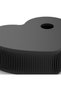 Heart Jewelry Tray with Lid and Divider, Bedside Desk Tray Set, 17.5 cm, Black - 2