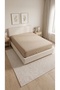 100% Cotton Double-Size Fitted Sheet, 160x200 cm - | Double | Extra-Large King Size - 6