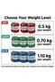 Adjustable Ankle and Wrist Weights, Pair Set with Neoprene Exterior, Terrycloth Interior, Adjustable Strap and Reflective Trim, Red 0.5 kg, Green 0.70 kg, Blue 1.10 kg - 2