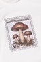 White Girls' Long-Sleeve Crew-Neck Sweatshirt with Mushroom Print 25097 - 3