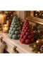 Modern Bubbly Christmas Tree Decor, 3D Printed LED Tealight Holder - 7