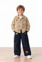 Tiny Stories Gabardine Cargo Pants with Wide-Leg Fit - Midnight Blue - 2