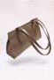 Mira Model Magnetic-Closure Taupe Color Women's Shoulder and Clutch Bag - Women's Shoulder Bag - 4