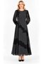 Guipure Lace Polka Dot Dress, 50% Silk, 50% Viscose, Full-Length, Length: 140 cm - 3