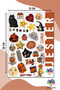 Halloween, 4 PAGES, Stickers, Daily Planner, Agenda, Planner, Bullet - 2