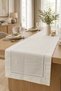 Sena Embroidered Stain Resistant, Low-Maintenance Table Runner (40 x 140 cm)