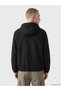XSIDE Black Relaxed-Fit Hooded Men's Leather-Look Jacket—The NEVAVM Difference - 4