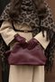 Unisex Lightweight Puffy Scarf in Taupe Color and Leopard Print - 3