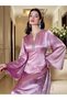 Rochie maxi, roz - 2