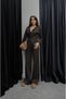 Women's Stylish Snap-Fastened Knit Set with Buckle Detail - 4