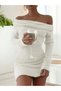 Rochie mini, alb