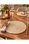 6 Thick Woven Wicker Platters, 35 cm in Diameter (1.5 cm thick) - 2