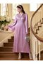 Rochie maxi, roz - 6