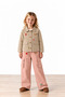 Tiny Stories Gabardine Cargo Pants with Wide-Legged Design - Salmon - 3