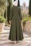 TWO-STRAND SET WITH ZIP DETAIL—KHAKI - 3