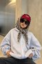 Yumoş Fleece Wild Touch Leopard Shawl - 4