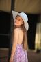 Youthful Square Neck Lace-Up Dress - 5