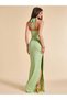 Rochie maxi, verde - 2