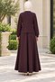 TWO-STRAND SET WITH ZIP DETAIL—PLUM - 4