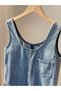 Short overalls, blue - 5