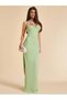 Rochie maxi, verde - 4