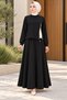 TWO-STRAND SET WITH ZIP DETAIL—BLACK