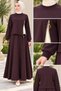TWO-STRAND SET WITH ZIP DETAIL—PLUM - 5
