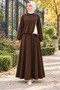 TWO-STRAND SET WITH ZIP DETAIL—COFFEE