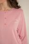 Women's Sweet Sunday Pink Long Sleeve Pajama Set Pc9295-S-V1 - 3