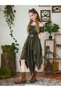 Rochie midi, verde
