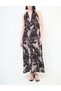 Rochie lungă cu imprimeu - 4