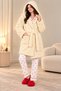 Welsoft Fleece Hooded Robe - Yellow