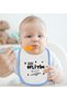 BK Kids Oflu-Printed 2-Pack Blue Baby Bibs - 1 - 3