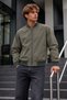 Men's Khaki Everyday Raincoat with Zipper