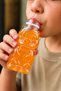 CAT PET BOTTLE School Picnic Fruit Juice Smoothie Detox Ginger Clear Plastic Empty Leak-Proof Beverage Bottles, 10-Pack - 4