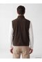 High-Quality Pieces from Çelebi Store: Men’s Fleece Vest with a Mock Neck and Zipper - 4
