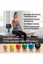 Soft Weighted Exercise Ball, 4.5 Inch Diameter, Flexible PVC Shell, Wipe-Clean Surface for Strength Training, Muscle Toning and Rehabilitation Exercises, Available in 6 Weights - 5