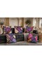 Handmade Boho Ralli Cushion Cover Set of 5 - Ethnic Sequin Patchwork with Mirror Work - Arabic Majlis Sofa Cushion 40x40 cm - 6