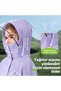 Cute "Kawaii" Rabbit and Star Balloon Patterned Pink Raincoat for Girls and Boys with Hood, Transparent Visor, and Reflective Strips—Matches Backpack - 4