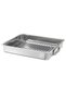 KONCIS Roasting tin with grill rack, stainless steel, 40x32 cm