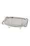IDEALISK Colander, stainless steel/black, 34x23 cm