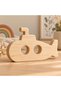 Wooden Paintable Toy Car, Handmade, Natural, Gift-Quality Toy