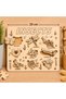 Montessori Bul Bug Wooden Insect Educational Toy Shape Matching Puzzle, for Ages 2-6, in English.