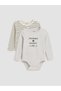2-Piece Printed Baby Boy Snap-On Bodysuit from Uzg Store for Style-Conscious Parents. - 2